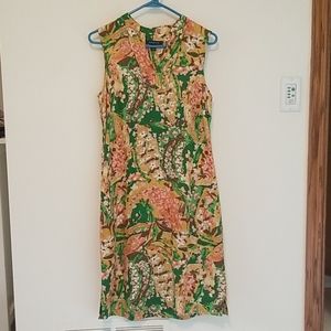 Gorgeous Land's End linen dress size 2